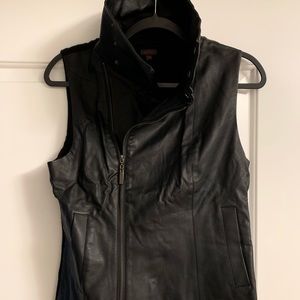 Faux Leather Vest